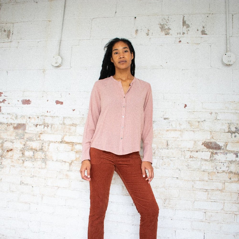 Acote Dumfries Button Down Blouse